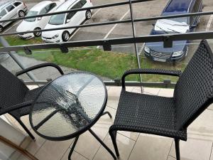 A balcony or terrace at Kondé Apartments A
