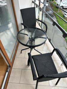 A balcony or terrace at Kondé Apartments A