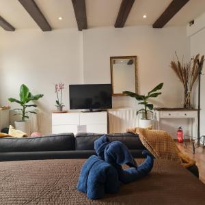 TV/trung tâm giải trí tại Crown Guesthouse Amsterdam
