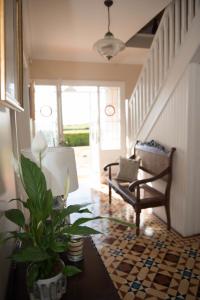 a living room with a couch and a chair at Dunagree Bed & Breakfast in Greencastle