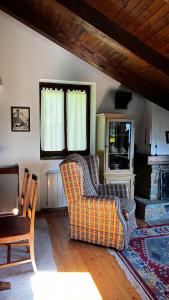 Posezení v ubytování Chalet Cheverel (AO)