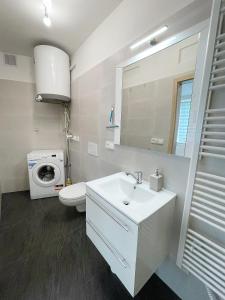Koupelna v ubytování Apartmán U Náměstí