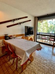 TV a/nebo společenská místnost v ubytování Le SAPET + 28 fotografií