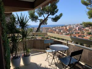 NICE, GRAND STUDIO - PISCINE - TERRASSE VUE MER