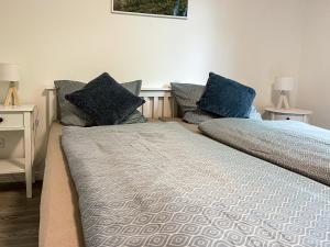 Postel nebo postele na pokoji v ubytování Ferienwohnung Hitzacker/Elbe