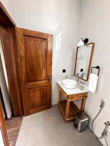 Koupelna v ubytování Brubru Lodge