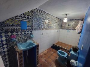 Ванна кімната в HOTEL RINCÓN MAGICO REAL DE CATORCE