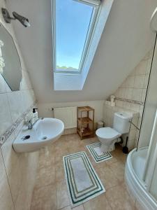 Koupelna v ubytování Apartmama Lipová