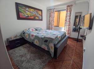 Postel nebo postele na pokoji v ubytování Hospedaje Casa Aurora
