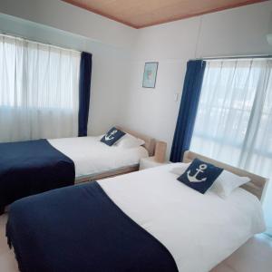 Katil atau katil-katil dalam bilik di Takamatsu-303無料駐車
