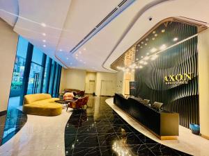 Lobbyen eller receptionen på AXON Suites Bukit Bintang By Sky Pool