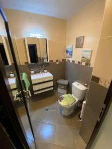 Koupelna v ubytování Lovely 1-bedroom appartment in Sofia near Vitosha