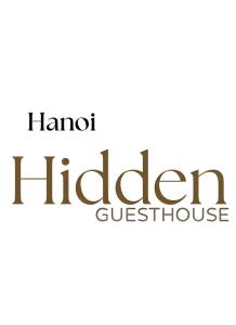 河內的住宿－Hanoi Hidden Guest House，写着鱼叉的花朵房子的标志