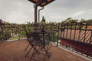 Balkón nebo terasa v ubytování Albergo la Luna