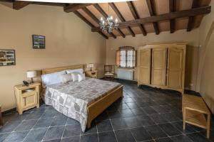 Postel nebo postele na pokoji v ubytování Albergo la Luna