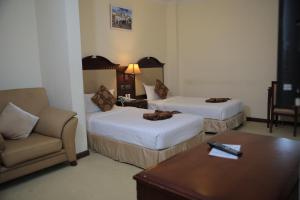 Postel nebo postele na pokoji v ubytování Debredamo Hotel