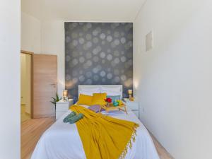 Postel nebo postele na pokoji v ubytování Vila Ines near nature park Vrana