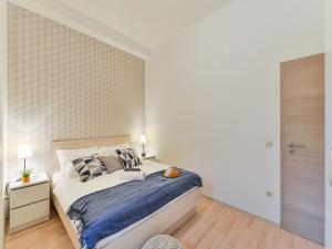 Postel nebo postele na pokoji v ubytování Vila Ines near nature park Vrana