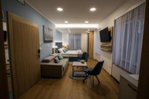 TV a/nebo společenská místnost v ubytování Klečka vila B&B rooms