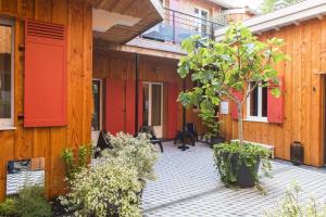 Zahrada ubytování Hotel Home Arcachon