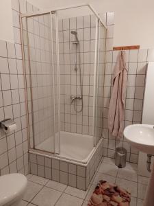 Koupelna v ubytování Appartement Sandwater