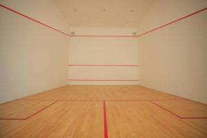 an empty room with a wooden floor and white walls at Crystal House@BaliResiden@Near Jonker#Heritage in Melaka