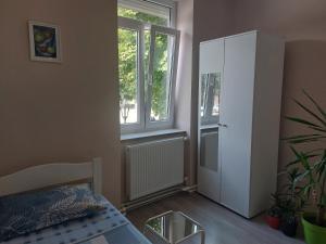 Postel nebo postele na pokoji v ubytování Apartman Central