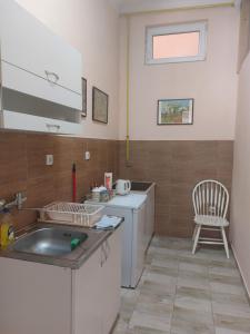 Η κουζίνα ή μικρή κουζίνα στο Apartman Central