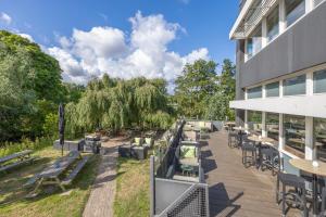 Zahrada ubytování Amrâth Airport Hotel Rotterdam