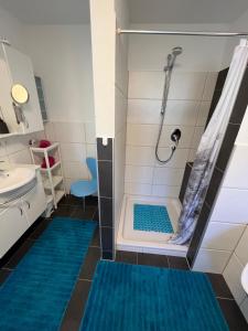 Koupelna v ubytování Appartement Seehof