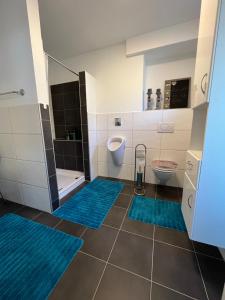 Koupelna v ubytování Appartement Seehof