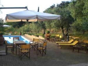 Bazén v ubytování Cortebella B&B Rimini nebo v jeho okolí