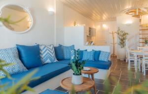 Et opholdsområde på Villa Glaros