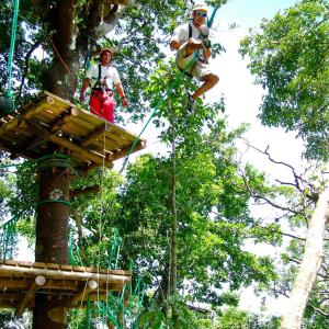 Zahrada ubytování Adventure Park & Hotel Vista Golfo