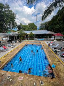 Casa Gabriel Rivera内部或周边的泳池
