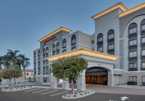a rendering of the front of a hotel at Hampton Inn Los Angeles/Carson in Carson