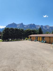 山景或在山林小屋看到的山景