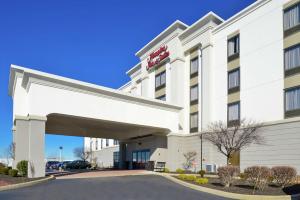 a rendering of the front of a hotel at Hampton Inn & Suites Wilmington in Wilmington