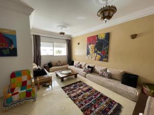 Istumisnurk majutusasutuses Moderne appartement