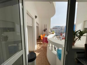 Posezení v ubytování Moderne appartement