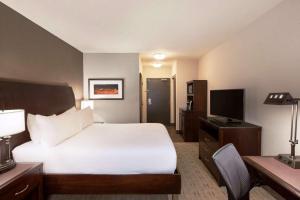 Postel nebo postele na pokoji v ubytování Hilton Garden Inn Denison/Sherman/At Texoma Event Center