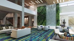 Posezení v ubytování Embassy Suites By Hilton Denton Convention Center