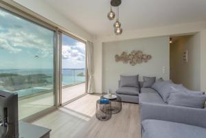 A seating area at Villa Lassi Illios