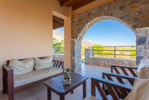 Posezení v ubytování Andreas Beach Villa