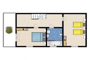 Půdorys ubytování Villa Thalassa