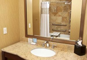 Koupelna v ubytování Hampton Inn & Suites Fargo Medical Center