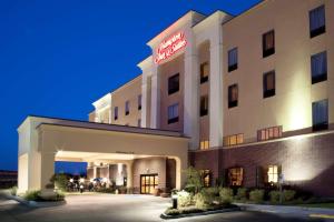 a rendering of the front of a hotel at Hampton Inn & Suites Morgan City in Morgan City