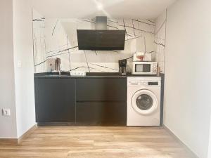 A kitchen or kitchenette at Mirador Puerto