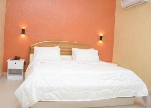 Postel nebo postele na pokoji v ubytování HOTEL MAVILLA Cotonou