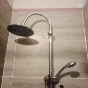 Koupelna v ubytování B&B La Riva del Po Camera indipendente
